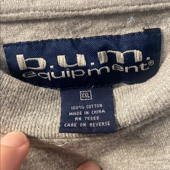 B.U.M. Equipment Gray Tee - Picture 2 of 4